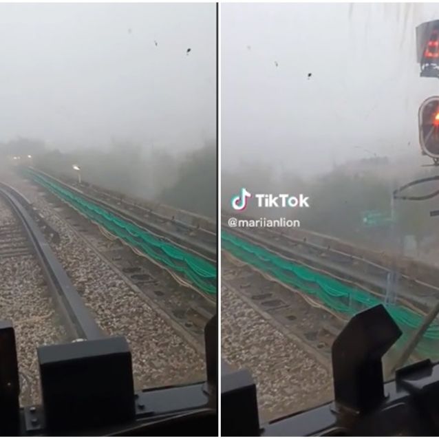 Video de Tik Tok se hace viral: Conductora de metro captura densa neblina en metro