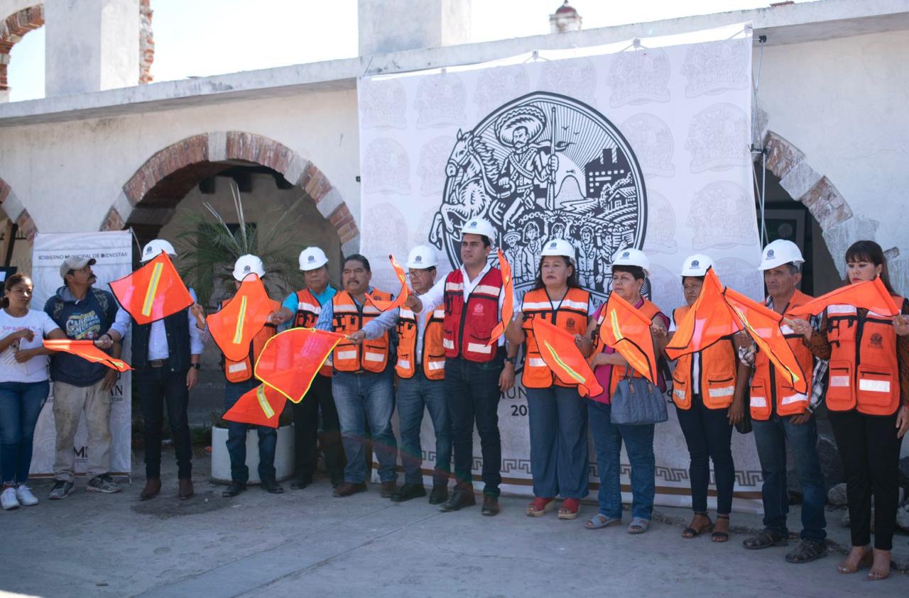 Inician reconstrucción de ayudantía de Ticumán en Tlaltizapán