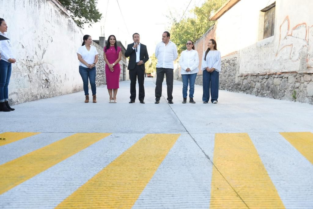 Inaugura Cuauhtémoc Blanco obras públicas en Miacatlán