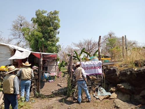 Clausuran asentamiento irregular en el Área Natural Protegida “El Texcal”
