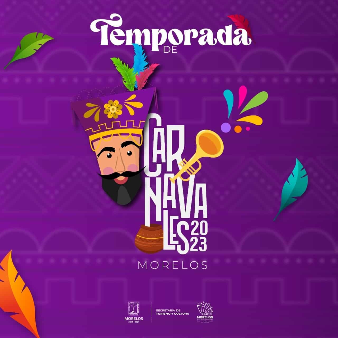 Consulta aquí el calendario de CARNAVALES 2023 en Morelos
