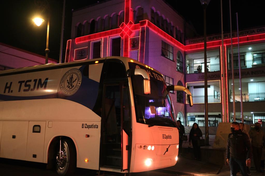 Trabajadores del TSJ Morelos tendrán transporte a sedes foráneas