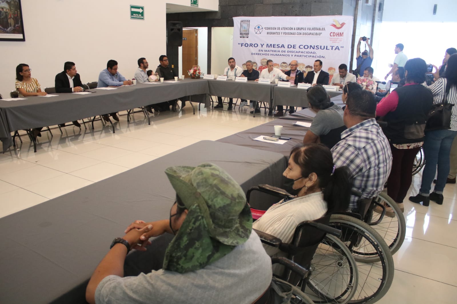Realiza Congreso de Morelos el foro y mesa de derechos humanos para las personas con discapacidad