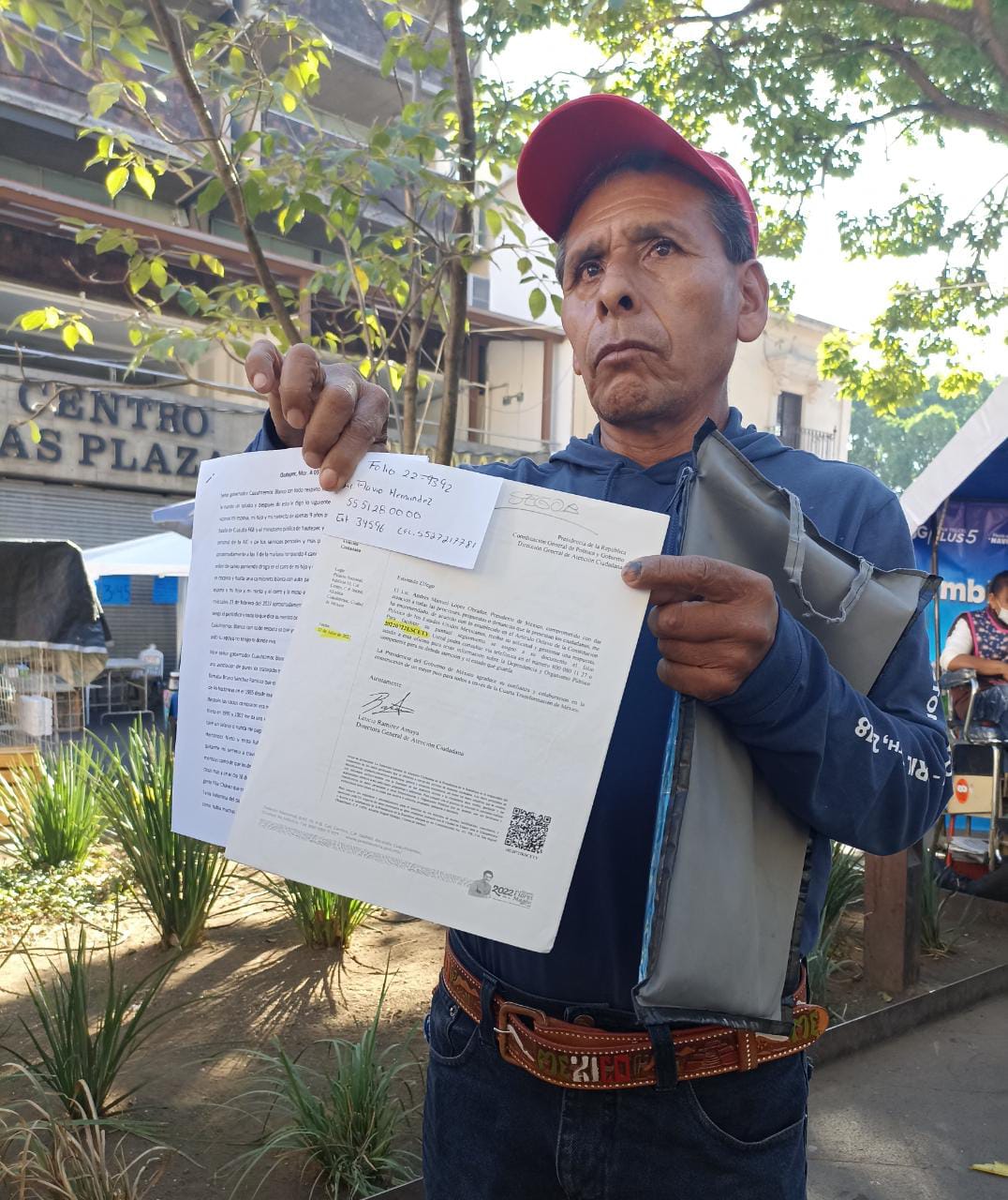 Denuncian a Agustín Alonso de despojar de un terreno a adulto mayor en Oaxtepec