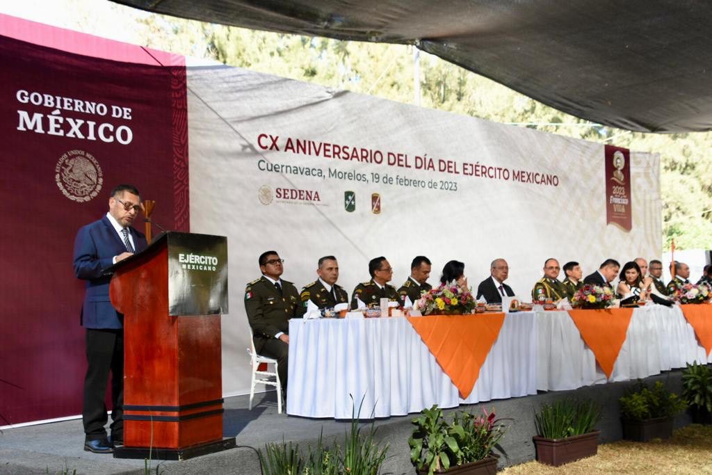 Reconoce Gobierno de Morelos la labor del Ejército Mexicano