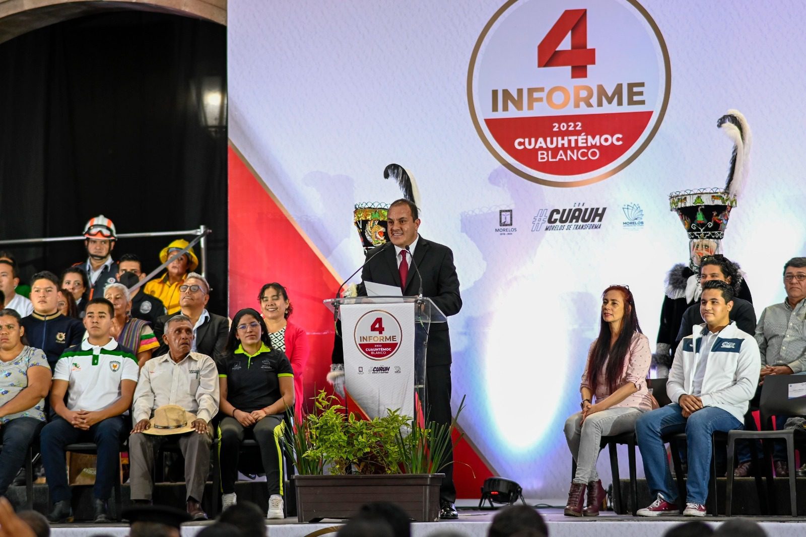 Presenta Cuauhtémoc Blanco su cuarto informe de gobierno