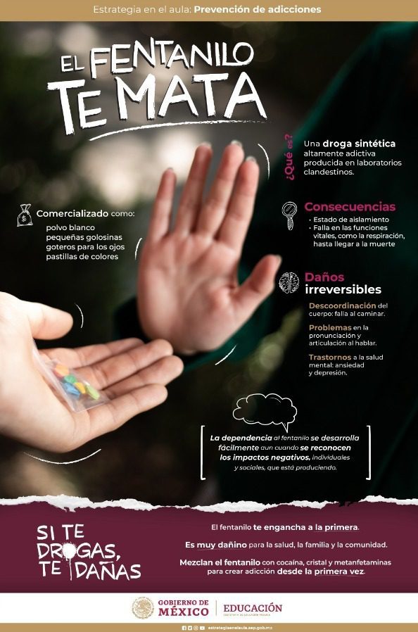 campaña “Si te drogas, te dañas” 