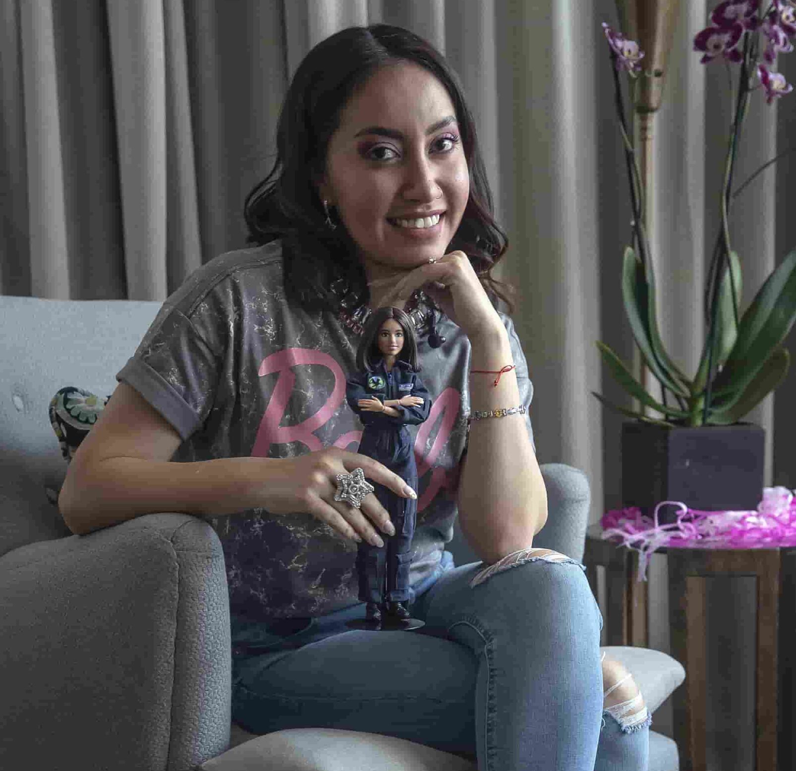 Así fue la reacción de la mamá de Katya Echazarreta al ver la Barbie inspirada en su hija