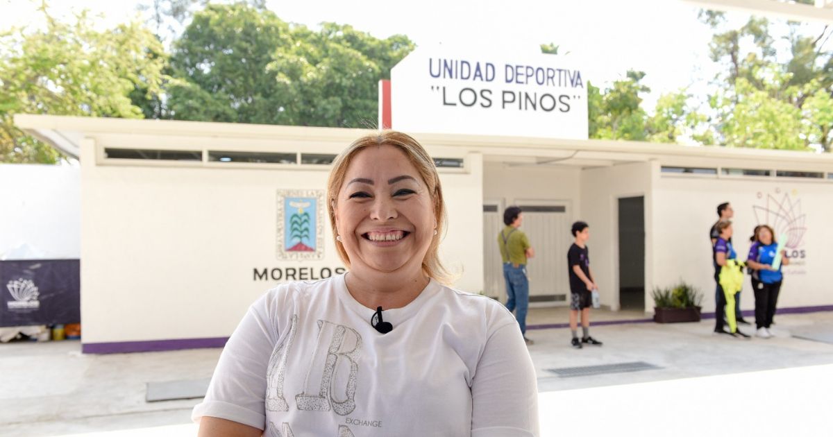 Reconocen vecinos las mejoras a la Unidad Deportiva “Los Pinos”