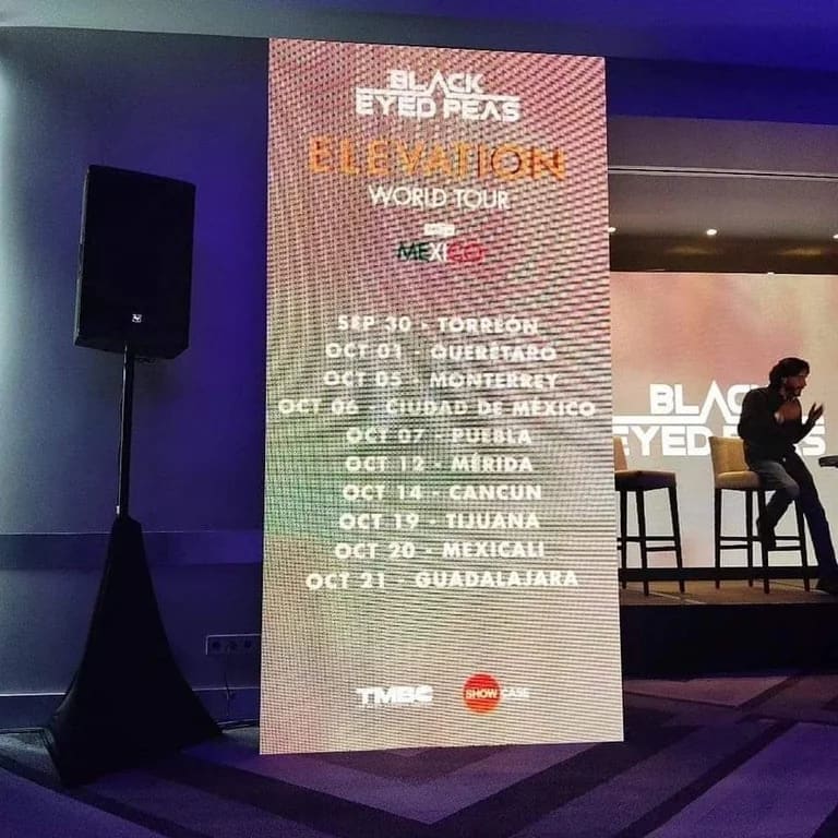 black eyed peas gira México