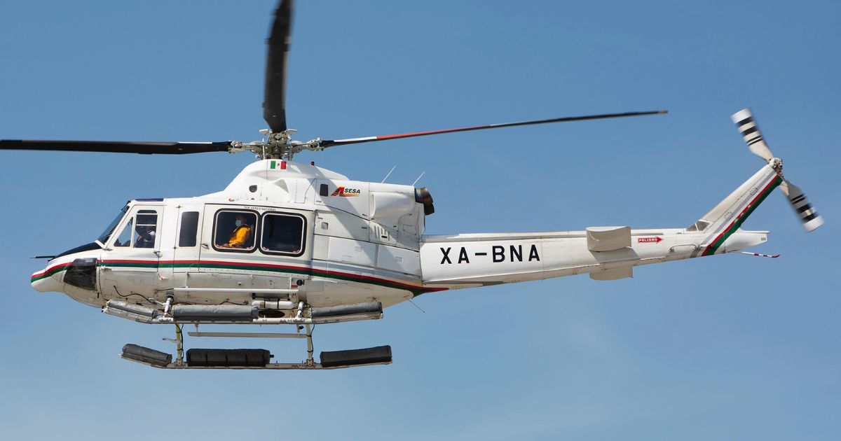 Caída de helicóptero