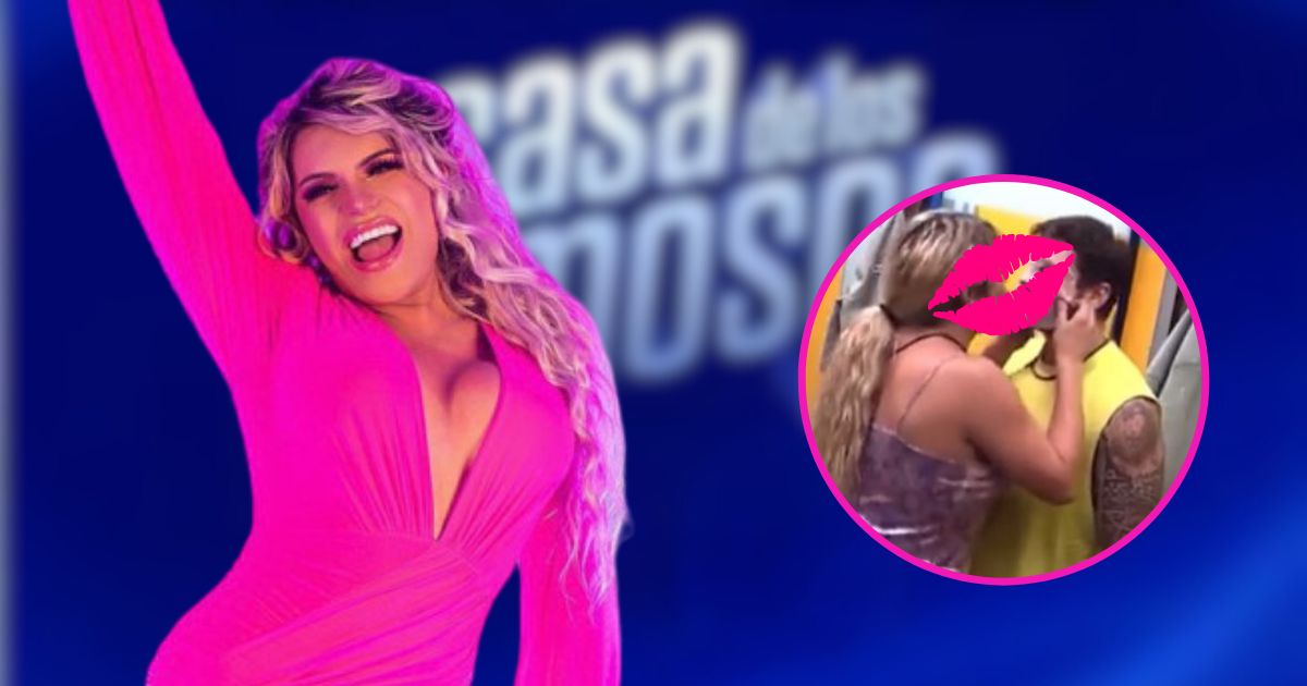 ¡Viva el amor! Wendy le roba un beso a Nicola en “La Casa de los Famosos” y así reacciona