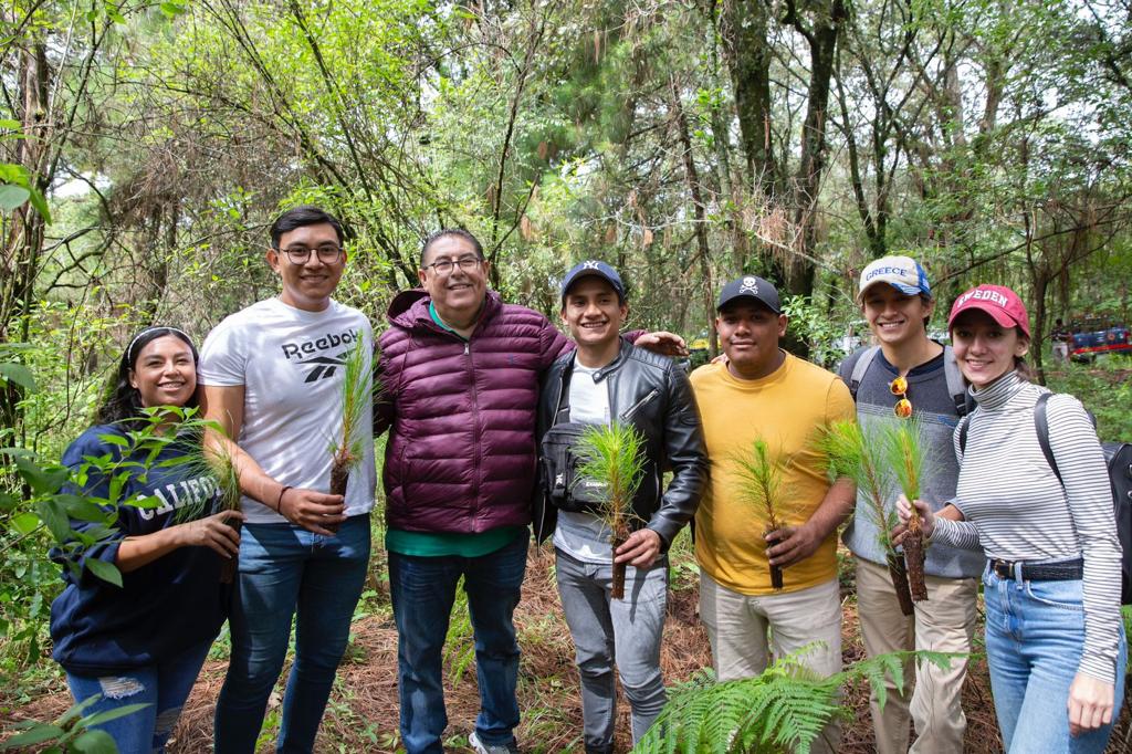 Realiza Victor Mercado reforestación de manera exitosa
