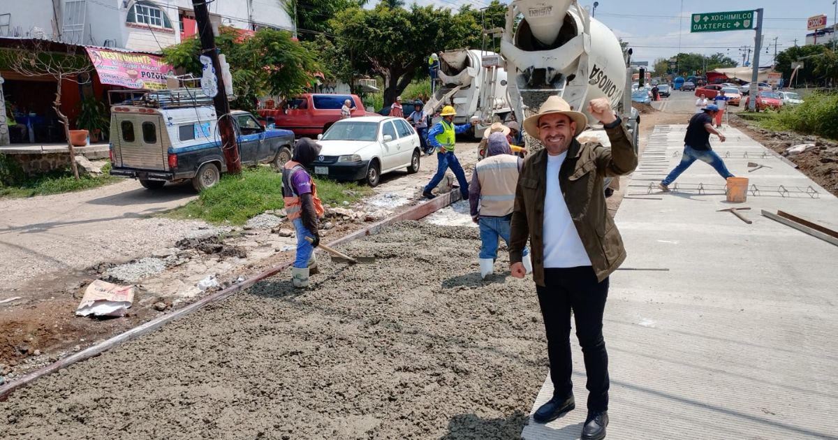 Da inicio a obras en Oaxtepec