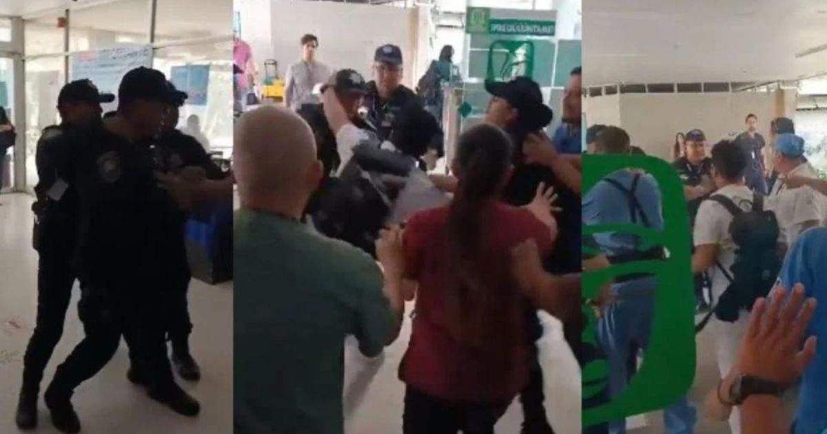 (VIDEO): Policías y médicos protagonizan riña en IMSS de Guadalajara