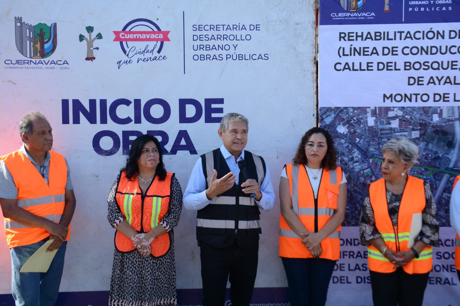Urióstegui da banderazo a obra para mejorar distribución de agua potable