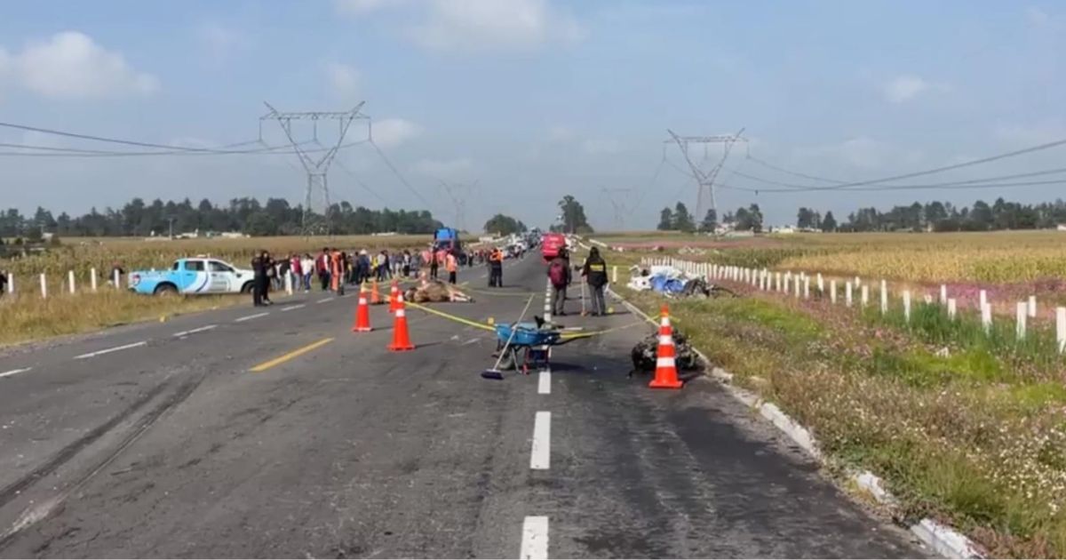 Accidente en autopista