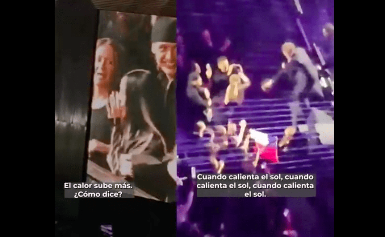 Saluda Luis Miguel a Peso Pluma en concierto de CDMX