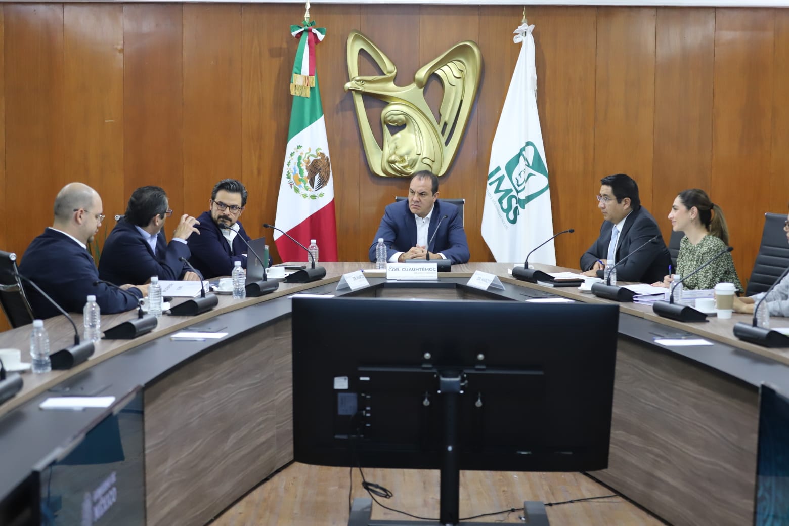 Refrenda Cuauhtémoc Blanco trabajo en conjunto con el IMSS a favor de Morelos