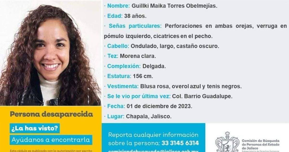Venezolana desaparecida