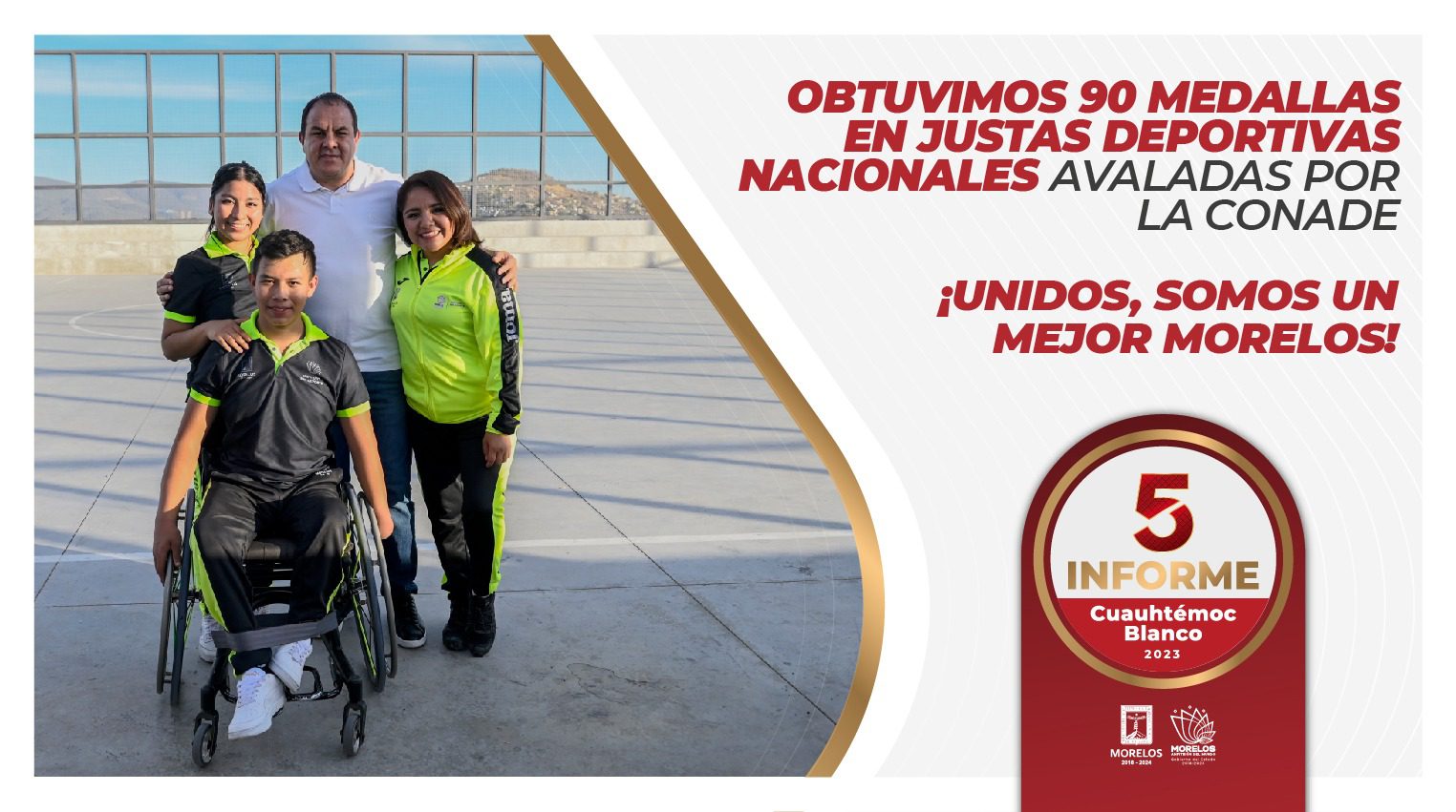 Respaldo incondicional de Cuauhtémoc Blanco con deportistas morelenses