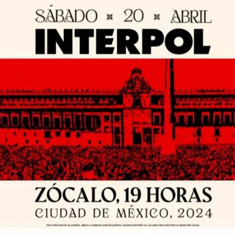 Interpol concierto cdmx