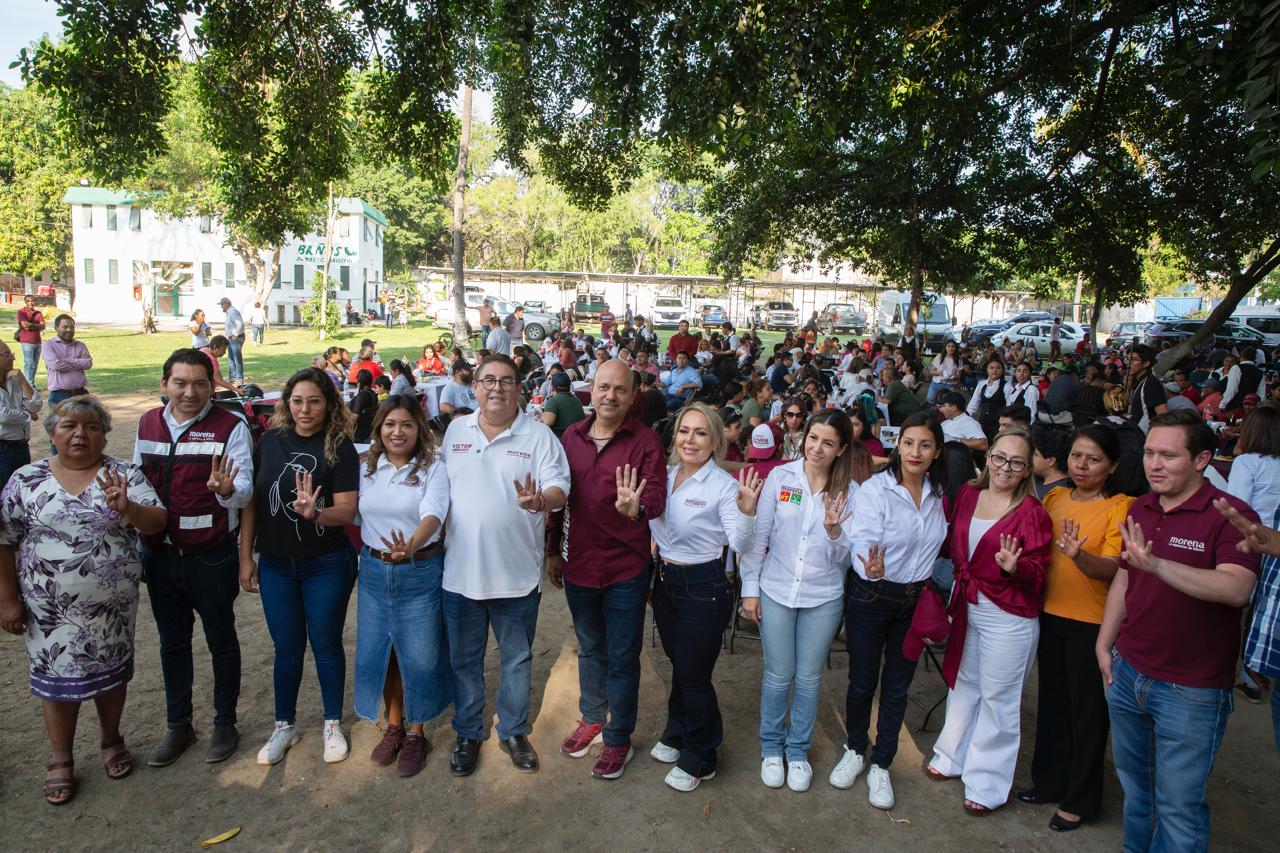Acompaña Víctor Mercado a candidato de Cuautla
