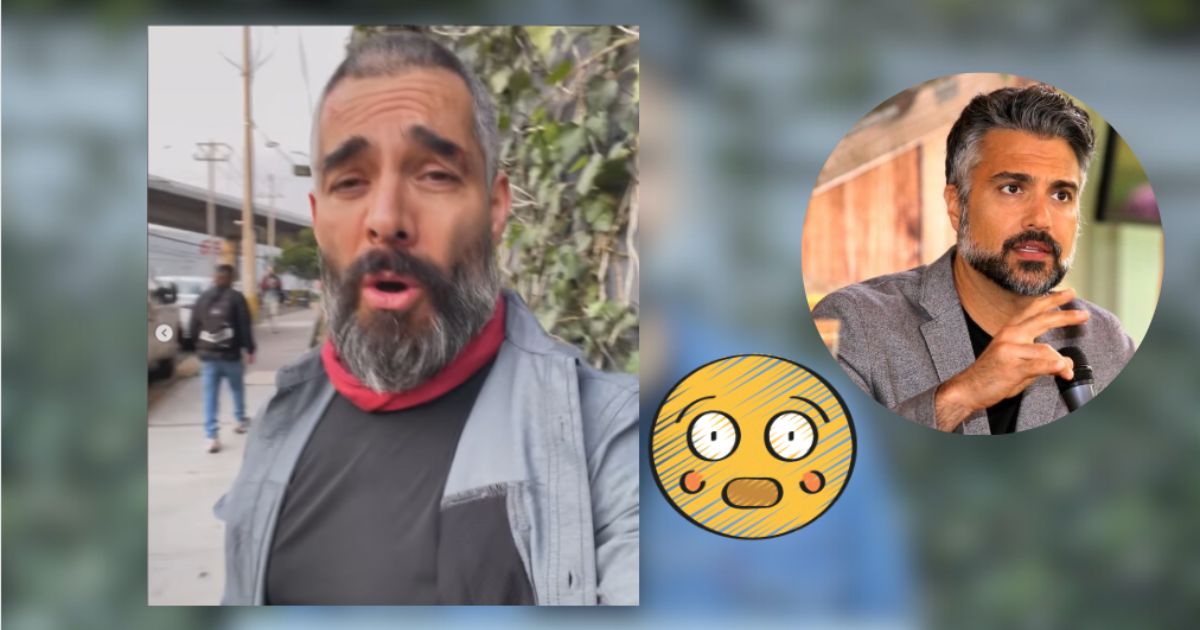 Omar chaparro es confundido con Jaime Camil en las calles de la CDMX