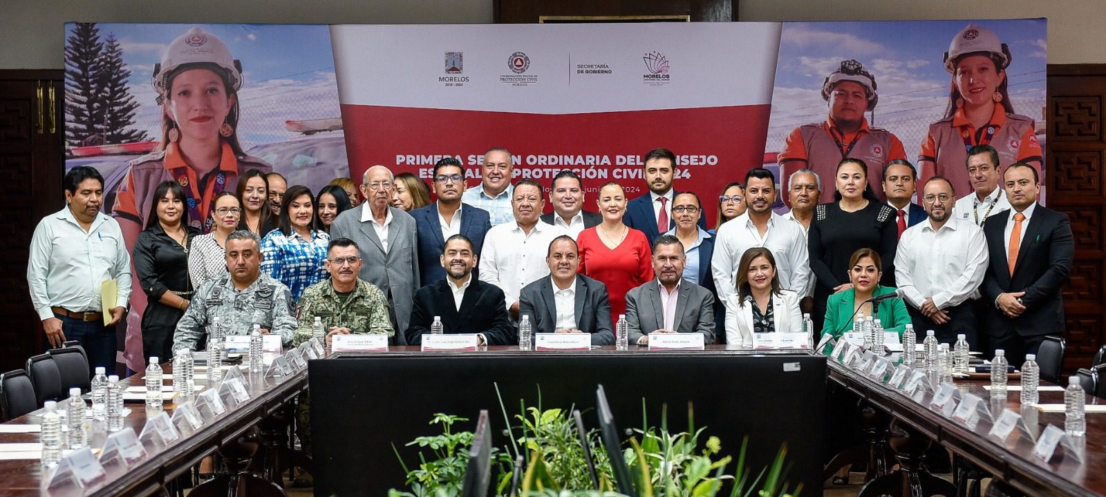 Encabeza Cuauhtémoc Blanco primera sesión ordinaria del Consejo Estatal de Protección Civil 2024