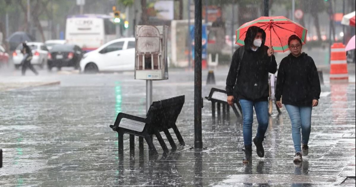 Habrá lluvias y caída de granizo en CDMX durante siete días