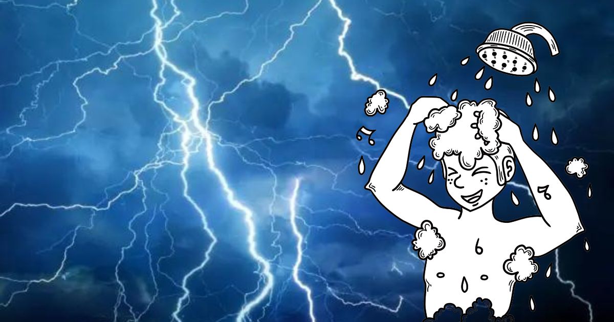 ¿Es malo bañarse durante una tormenta eléctrica?