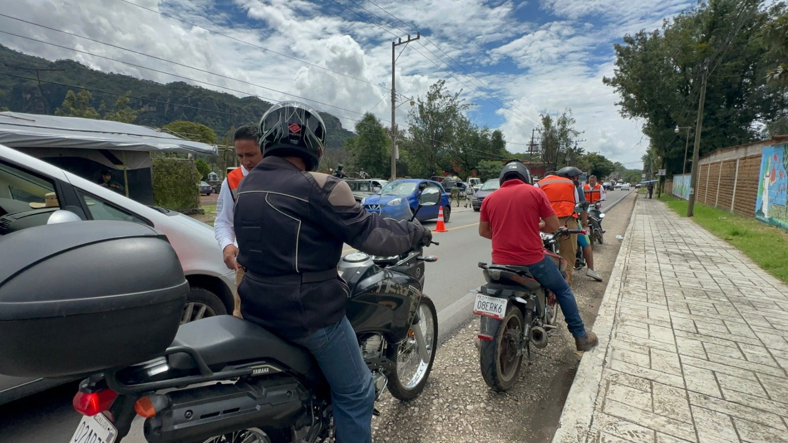 Implementa SMyT operativo Moto Segura 2024 en Tepoztlán