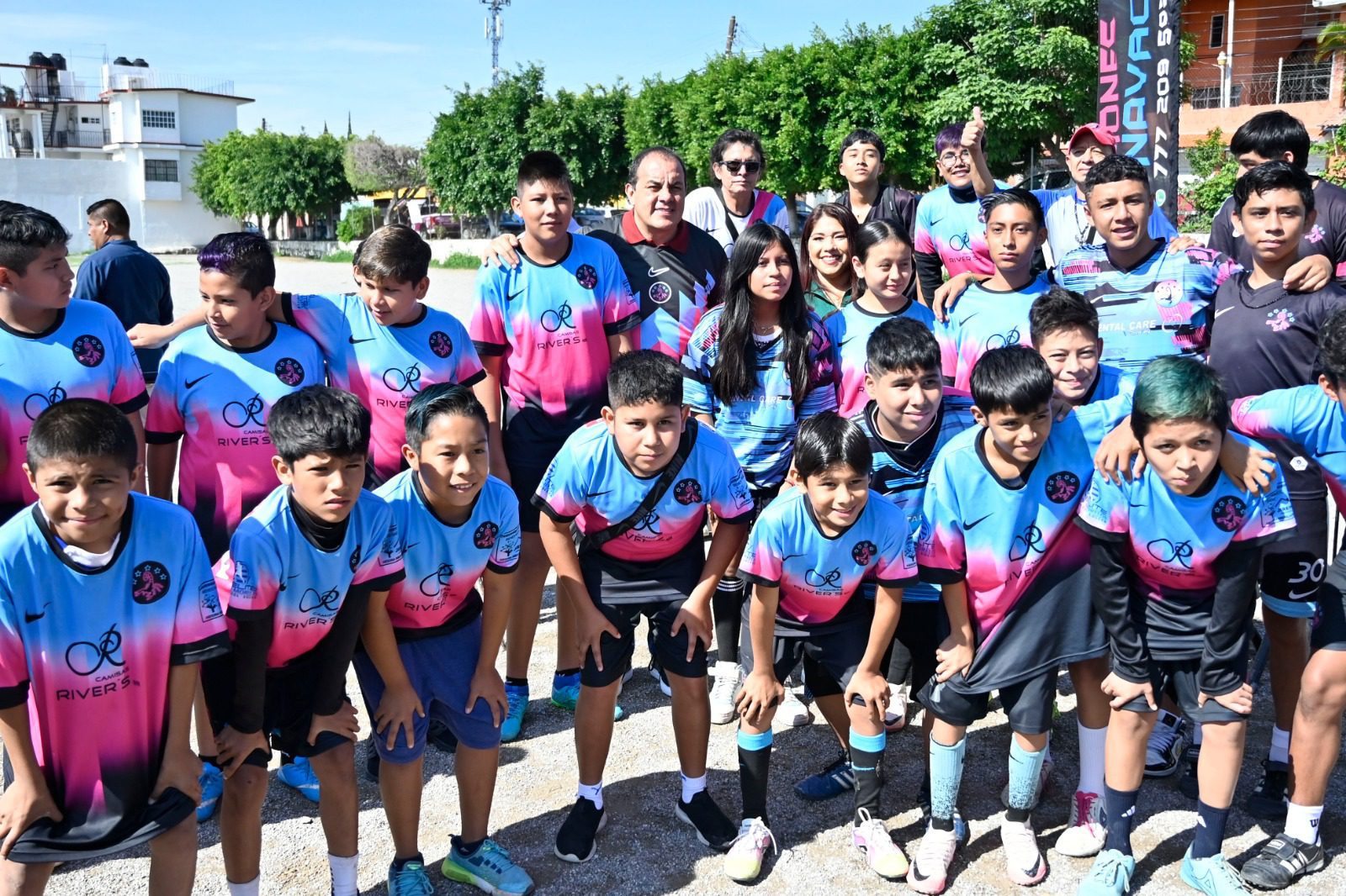 Continúa la transformación de espacios deportivos con Cuauhtémoc Blanco