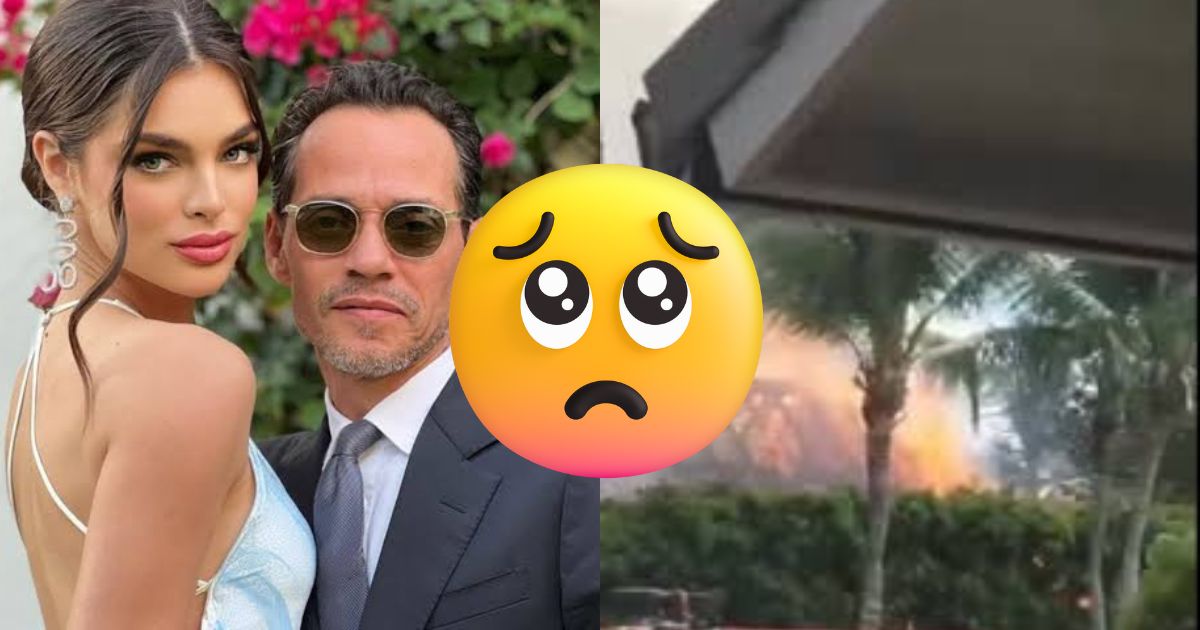 Reportan ¡En llamas! Lujosa mansión de Marc Anthony en República Dominicana