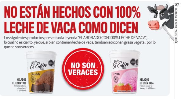 helados sin leche