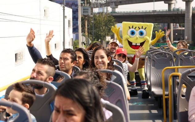 Disfruta de un recorrido por la CDMX con Bob Esponja