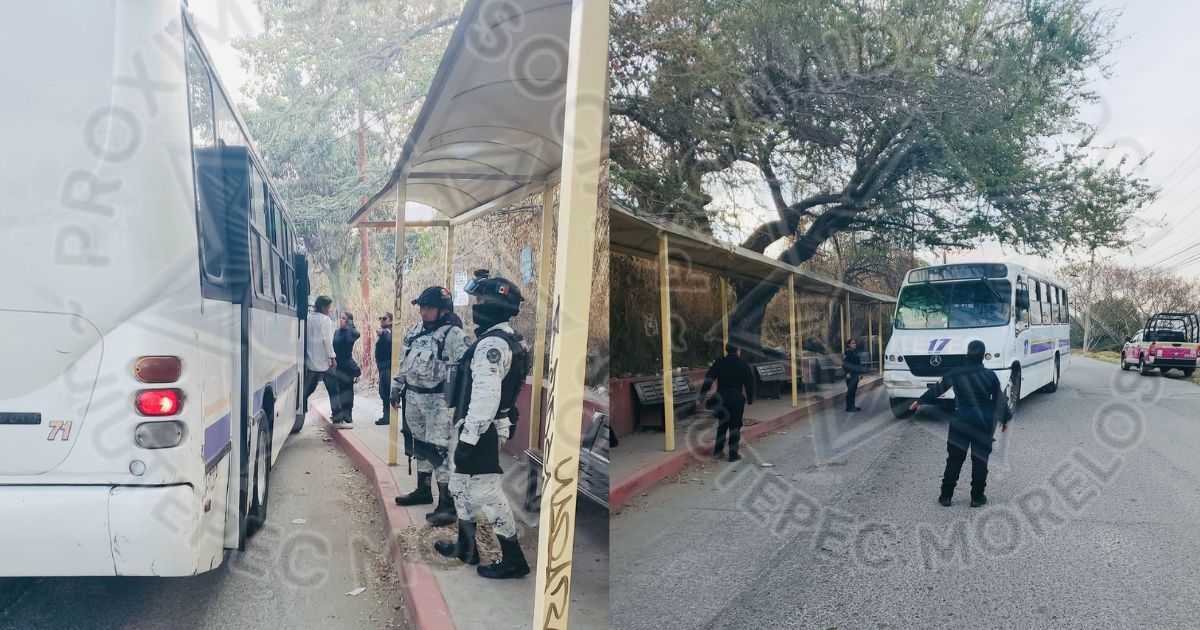Podrás viajar de manera segura en Jiutepec con operativo “Pasajero Seguro”