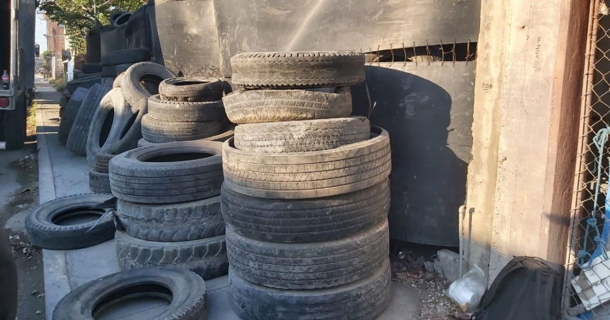 Retiran más de tres mil llantas de centro de acopio de Jiutepec