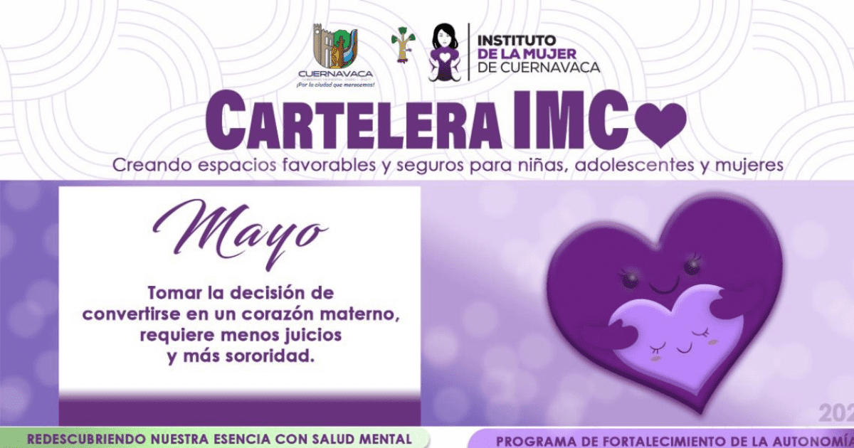 Checa las actividades del IMC para el mes del mayo
