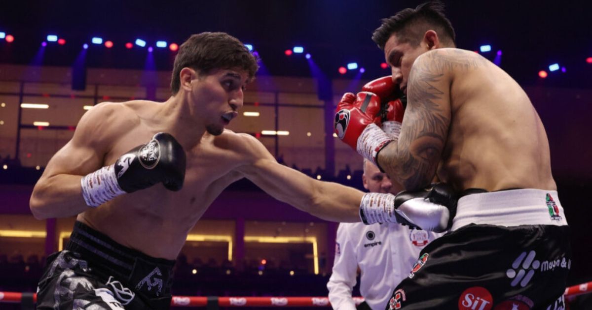 Marco Verde debutó como boxeador profesional