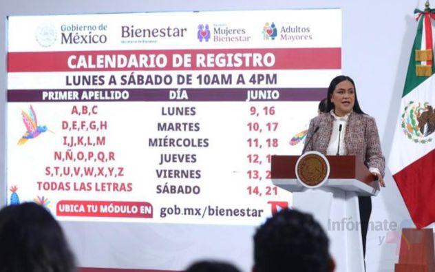Registro pensión Bienestar