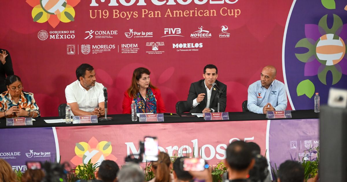 Llega Torneo Internacional de Voleibol U19 Boys Pan American Cup a Morelos