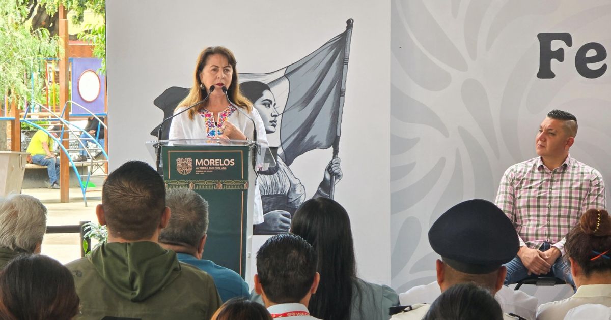 Gobernadora de Morelos inaugura Feria del Empleo en Yecapixtla