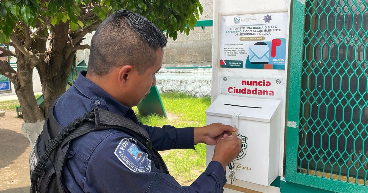 Instalan buzones de denuncia en Zapata