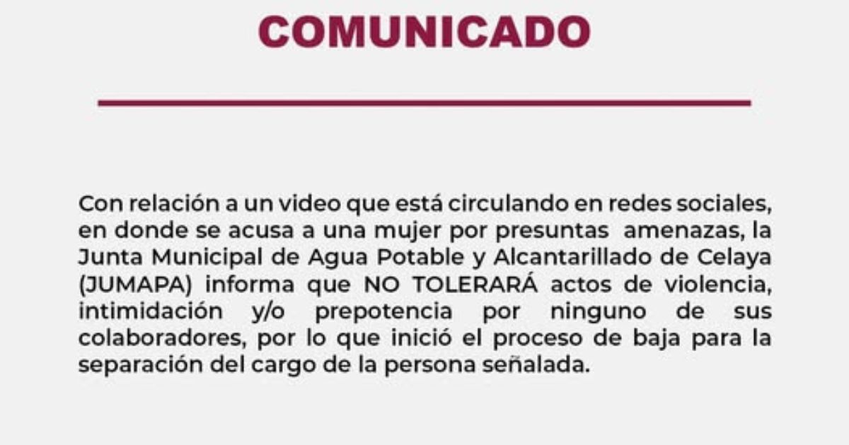 comunicado