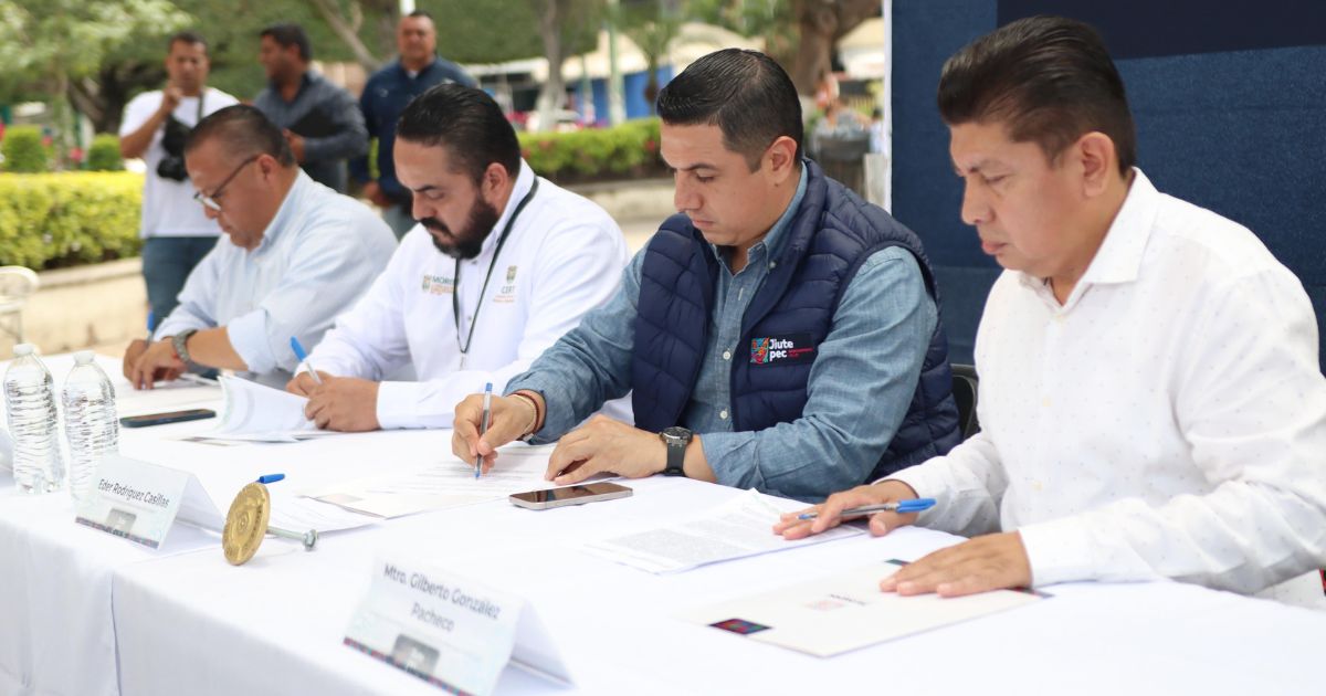 Jiutepec firma convenio con CERT