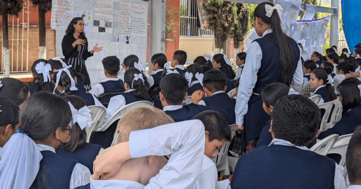Jornada contra acoso en telesecundaria de Cuautla
