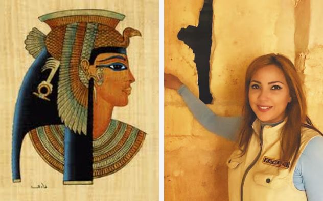 Mujer busca a Cleopatra