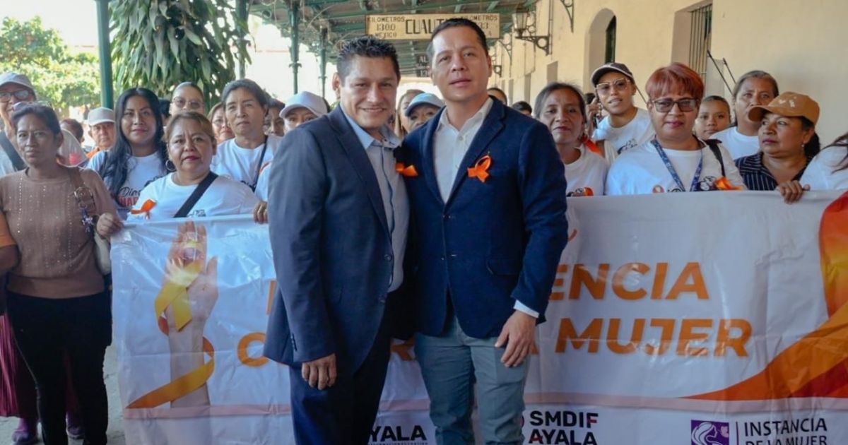 Alcalde de Cuautla realiza caminata “Huella Naranja”