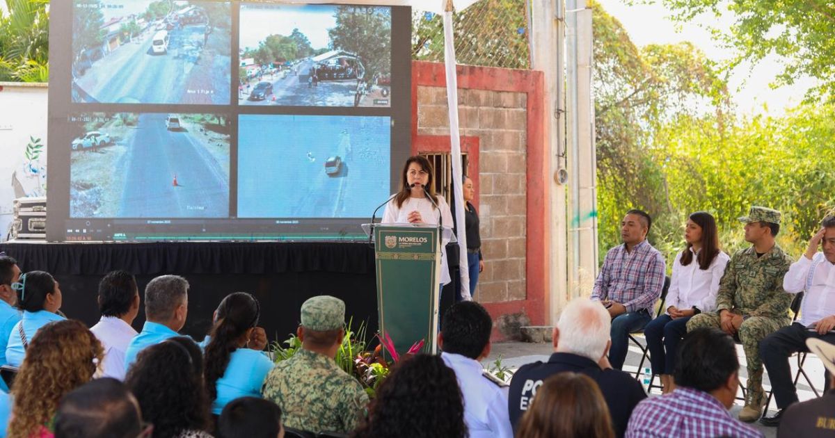 Modernizan sistema de seguridad en Morelos